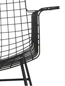 HKliving Metall-Armlehnstuhl Wire 10 HKliving Metall-Armlehnstuhl Wire – Bild 8