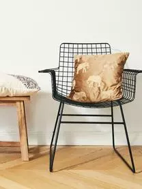 HKliving Metall-Armlehnstuhl Wire 12 HKliving Metall-Armlehnstuhl Wire – Bild 10