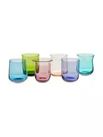 Bitossi Home Mundgeblasene Schnapsgläser Diseguale In Unterschiedlichen Farben Und Formen, 6 Stück 11 Bitossi Home Mundgeblasene Schnapsgläser Diseguale In Unterschiedlichen Farben Und Formen, 6 Stück – Bild 9