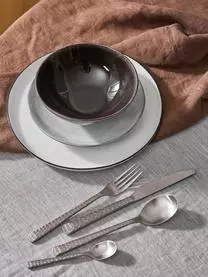 Broste Copenhagen Silbernes Besteck-Set Hune Mit Gehämmerten Griffen, 4 Personen (16-tlg.) 5 Broste Copenhagen Silbernes Besteck-Set Hune Mit Gehämmerten Griffen, 4 Personen (16-tlg.) – Bild 3