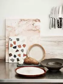 HKliving Handgemachter Speiseteller 70's, 2 Stück 8 HKliving Handgemachter Speiseteller 70's, 2 Stück – Bild 6