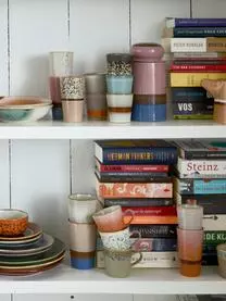 HKliving Handgemachte Tassen 70's, 4er-Set 14 HKliving Handgemachte Tassen 70's, 4er-Set – Bild 12