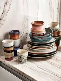 HKliving Handgemachte XS Becher 70's, 4er-Set 4 HKliving Handgemachte XS Becher 70's, 4er-Set – Bild 2