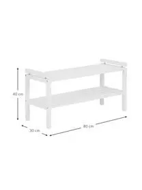 Rowico Holz-Schuhregal Confetti Mit 2 Ablageflächen 4 Rowico Holz-Schuhregal Confetti Mit 2 Ablageflächen – Bild 2