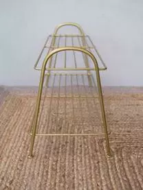 Madam Stoltz Kleines Schuhregal Anna Mit 2 Ablageflächen 10 Madam Stoltz Kleines Schuhregal Anna Mit 2 Ablageflächen – Bild 8