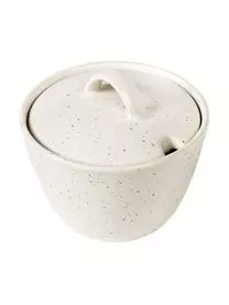 Broste Copenhagen Handgemachte Zuckerdose Nordic Vanilla 6 Broste Copenhagen Handgemachte Zuckerdose Nordic Vanilla – Bild 4