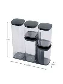 Joseph Joseph Aufbewahrungsbehälter Podium, 6er-Set 6 Joseph Joseph Aufbewahrungsbehälter Podium, 6er-Set – Bild 4