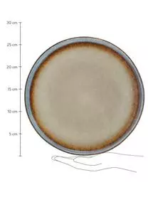 Vinga Of Sweden Handgemachte Speiseteller Nomimono, 2 Stück 5 Vinga Of Sweden Handgemachte Speiseteller Nomimono, 2 Stück – Bild 3