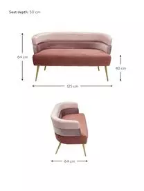Kare Design Samt-Sofa Sandwich (2-Sitzer) Im Retro-Design 6 Kare Design Samt-Sofa Sandwich (2-Sitzer) Im Retro-Design – Bild 4