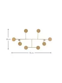 Bloomingville Metall-Wandgarderobe Fia 5 Bloomingville Metall-Wandgarderobe Fia – Bild 3