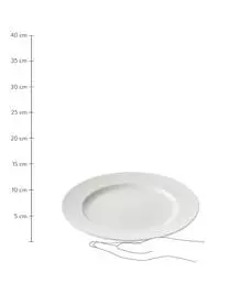 Aida Weiße Speiseteller Groove Mit Rillenstruktur, 4 Stück 5 Aida Weiße Speiseteller Groove Mit Rillenstruktur, 4 Stück – Bild 3