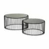 Kare Design Couchtisch-Set Wire Mit Glasplatte, 2-tlg. -Angebote Möbel Store 1519283