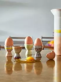 HKliving Handgemachte Eierbecher 70's, 4-Set 4 HKliving Handgemachte Eierbecher 70's, 4-Set – Bild 2