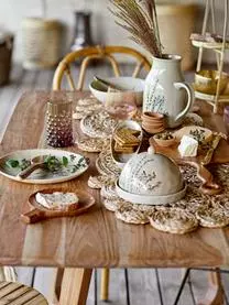 Bloomingville Handgemachte Servierplatte Bea Mit Gräser-Motiv 4 Bloomingville Handgemachte Servierplatte Bea Mit Gräser-Motiv – Bild 2