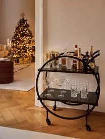 Kare Design Metall-Servierwagen Loft Mit Glasplatten 4 Kare Design Metall-Servierwagen Loft Mit Glasplatten – Bild 2