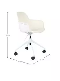 Zuiver Bouclé-Schreibtischstuhl Albert, Höhenverstellbar 6 Zuiver Bouclé-Schreibtischstuhl Albert, Höhenverstellbar – Bild 4