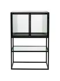 Dutchbone Highboard Boli Mit Rillenglas 6 Dutchbone Highboard Boli Mit Rillenglas – Bild 4