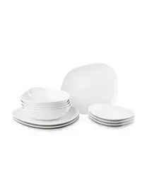 Villeroy & Boch Porzellan Geschirr-Set Organic, 4 Personen (12-tlg.)