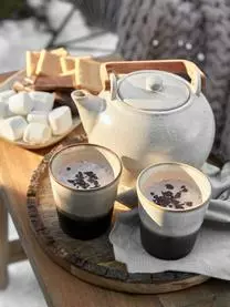 HKliving Handgemachte XS Becher 70's, 6er-Set 4 HKliving Handgemachte XS Becher 70's, 6er-Set – Bild 2