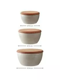 BITZ Aufbewahrungsschalen-Set Gasper Mit Holzdeckel, 3-tlg. 5 BITZ Aufbewahrungsschalen-Set Gasper Mit Holzdeckel, 3-tlg. – Bild 3