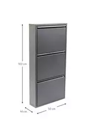 Kare Design Wand-Schuhschrank Caruso Mit 3 Klappfächern 6 Kare Design Wand-Schuhschrank Caruso Mit 3 Klappfächern – Bild 4