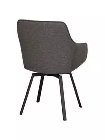 Rowico Gepolsterter Armlehndrehstuhl Alison Mit Metall-Beinen 8 Rowico Gepolsterter Armlehndrehstuhl Alison Mit Metall-Beinen – Bild 6