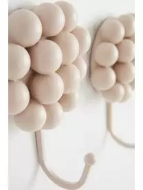 Jotex Porzellan-Wandhaken Benevento, 2 Stück 5 Jotex Porzellan-Wandhaken Benevento, 2 Stück – Bild 3