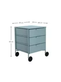 Kartell Rollcontainer Mobil Mit 3 Schubladen 5 Kartell Rollcontainer Mobil Mit 3 Schubladen – Bild 3