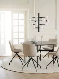 Rowico Gepolsterte Drehstühle Rossport Mit Metall-Beinen, 2 Stück 11 Rowico Gepolsterte Drehstühle Rossport Mit Metall-Beinen, 2 Stück – Bild 9