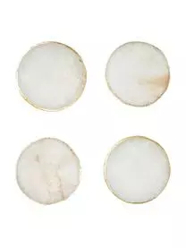 Butlers Untersetzer Crystale Aus Edelstein, 4 Stück 4 Butlers Untersetzer Crystale Aus Edelstein, 4 Stück – Bild 2