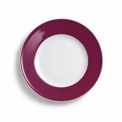 DIBBERN Speiseteller Solid Color In Bordeaux Ø 26 Cm