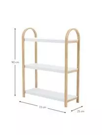 Umbra Metall-Standregal Bellwood Mit Holz-Gestell 6 Umbra Metall-Standregal Bellwood Mit Holz-Gestell – Bild 4