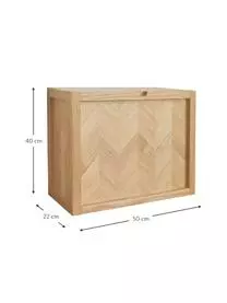 Hübsch Wand-Schuhschrank Herringbone Aus Eichenholz 5 Hübsch Wand-Schuhschrank Herringbone Aus Eichenholz – Bild 3