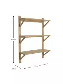 Hübsch Wandregal Triarch Aus Eichenholz 5 Hübsch Wandregal Triarch Aus Eichenholz – Bild 3