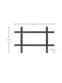 House Doctor Metall-Wandregal Tag 5 House Doctor Metall-Wandregal Tag – Bild 3