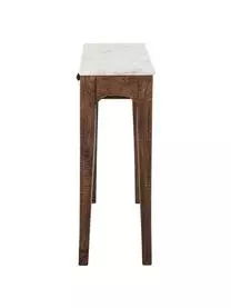 Bloomingville Konsole Hauge Aus Mangoholz Mit Marmor-Tischplatte 8 Bloomingville Konsole Hauge Aus Mangoholz Mit Marmor-Tischplatte – Bild 6