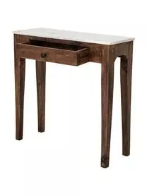 Bloomingville Konsole Hauge Aus Mangoholz Mit Marmor-Tischplatte 9 Bloomingville Konsole Hauge Aus Mangoholz Mit Marmor-Tischplatte – Bild 7