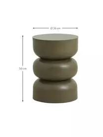 Nordal Runder Beistelltisch Alma Aus Metall 5 Nordal Runder Beistelltisch Alma Aus Metall – Bild 3