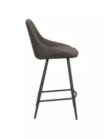 Rowico Samt-Barstuhl Sierra Mit Metall-Beinen 7 Rowico Samt-Barstuhl Sierra Mit Metall-Beinen – Bild 5