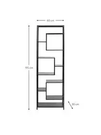 Kare Design Metall-Standregal Loft 5 Kare Design Metall-Standregal Loft – Bild 3