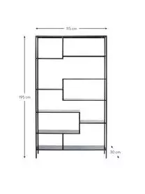 Kare Design Metall-Standregal Loft 5 Kare Design Metall-Standregal Loft – Bild 3