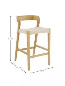 Jotex Barstuhl Vikdalen Mit Geflecht 5 Jotex Barstuhl Vikdalen Mit Geflecht – Bild 3