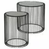 Kare Design Metall-Beistelltisch 2er-Set Wire Mit Glasplatte 2 Kare Design Metall-Beistelltisch 2er-Set Wire Mit Glasplatte -Angebote Möbel Store 1687292