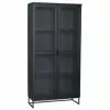 Rowico Schwarze Glasvitrine Everett -Angebote Möbel Store 1688335