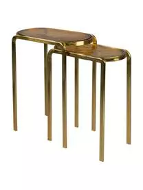 Dutchbone Beistelltisch-Set Bandhu Mit Antik-Finish, 2-tlg.