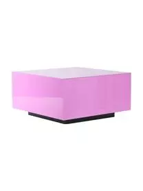 HKliving Glas-Couchtisch Block Mit Spiegel-Effekt