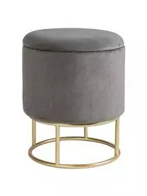 Bizzotto Samt-Hocker Polina Mit Stauraum 3 Bizzotto Samt-Hocker Polina Mit Stauraum