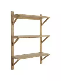 Hübsch Wandregal Triarch Aus Eichenholz 3 Hübsch Wandregal Triarch Aus Eichenholz