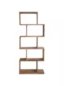 Kare Design Standregal Authentico Zick Zack Aus Sheeshamholz