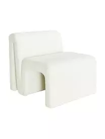 Pastill Bouclé-Loungesessel Odette